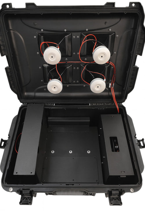 Canon à son anti-intrusion format nomade 136 Db Blast Qualiforce avec centrale Ajax fibra et diffuseur de gaz CS intégré - tarif TTC LOA 60 mois